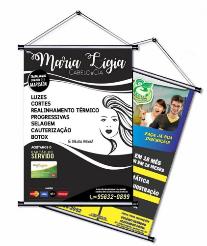 Banner em Lona Brilho 280g/m²